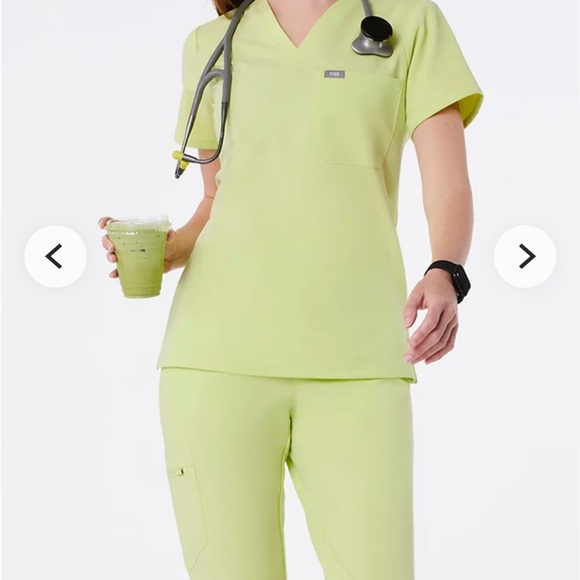 Figs sea mist Women's Scrub Set - Picture 2 of 5